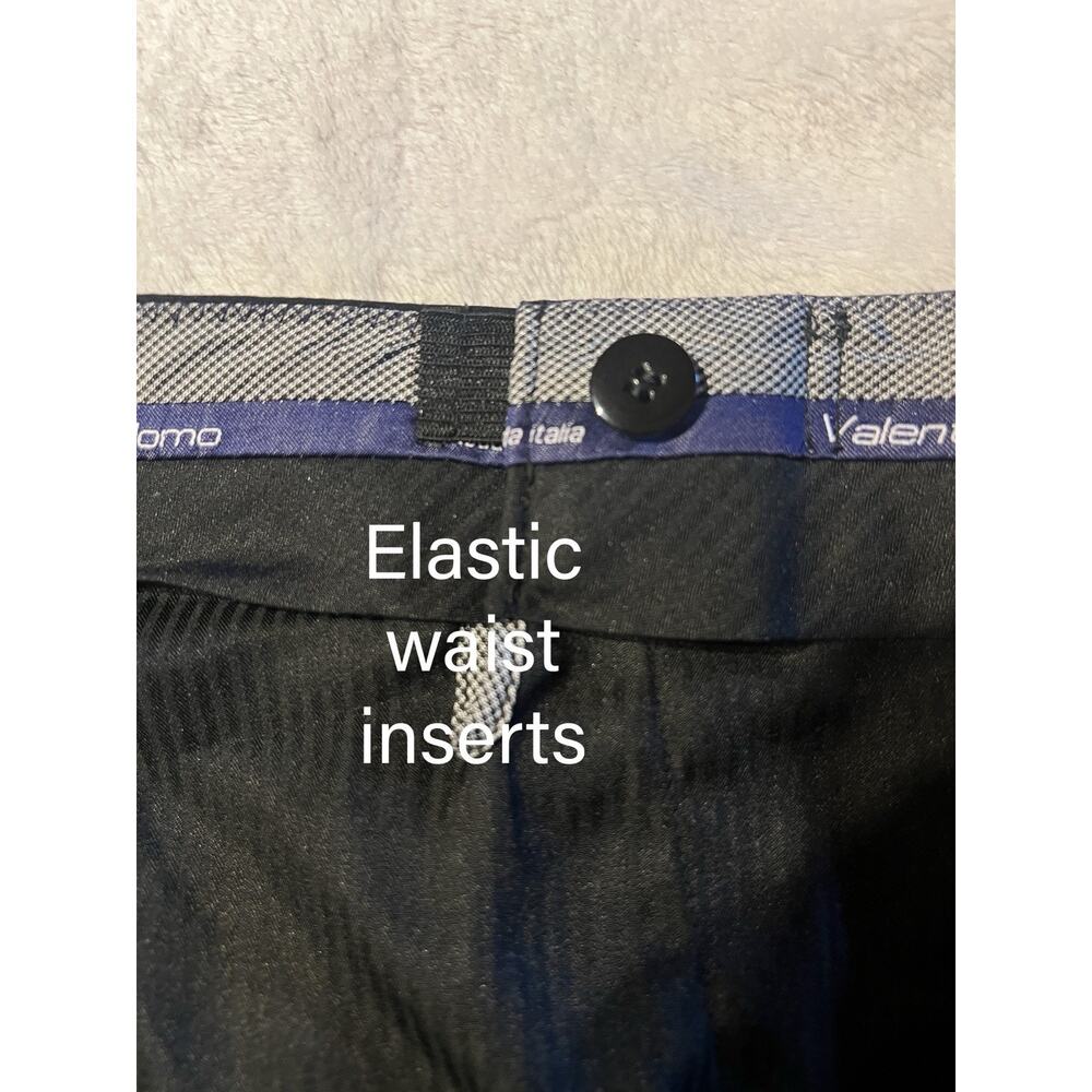 Valenti Uomo Mens 52R 46x32 Black Tuxedo 3 Button Formal Tux - Picture 7 of 16